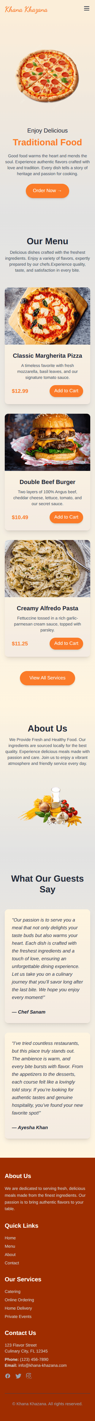 KhanaKhazana — Django Restaurant Ordering Platform